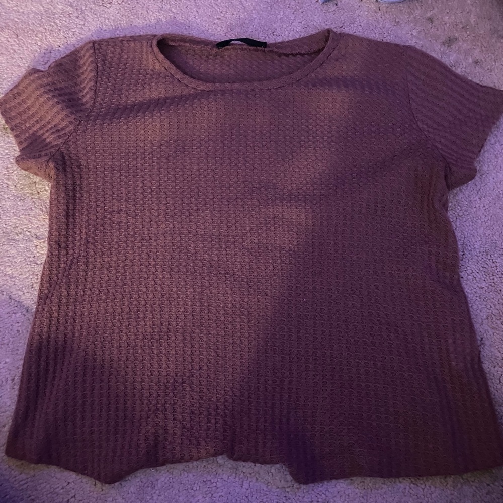 Burgundy T-shirt